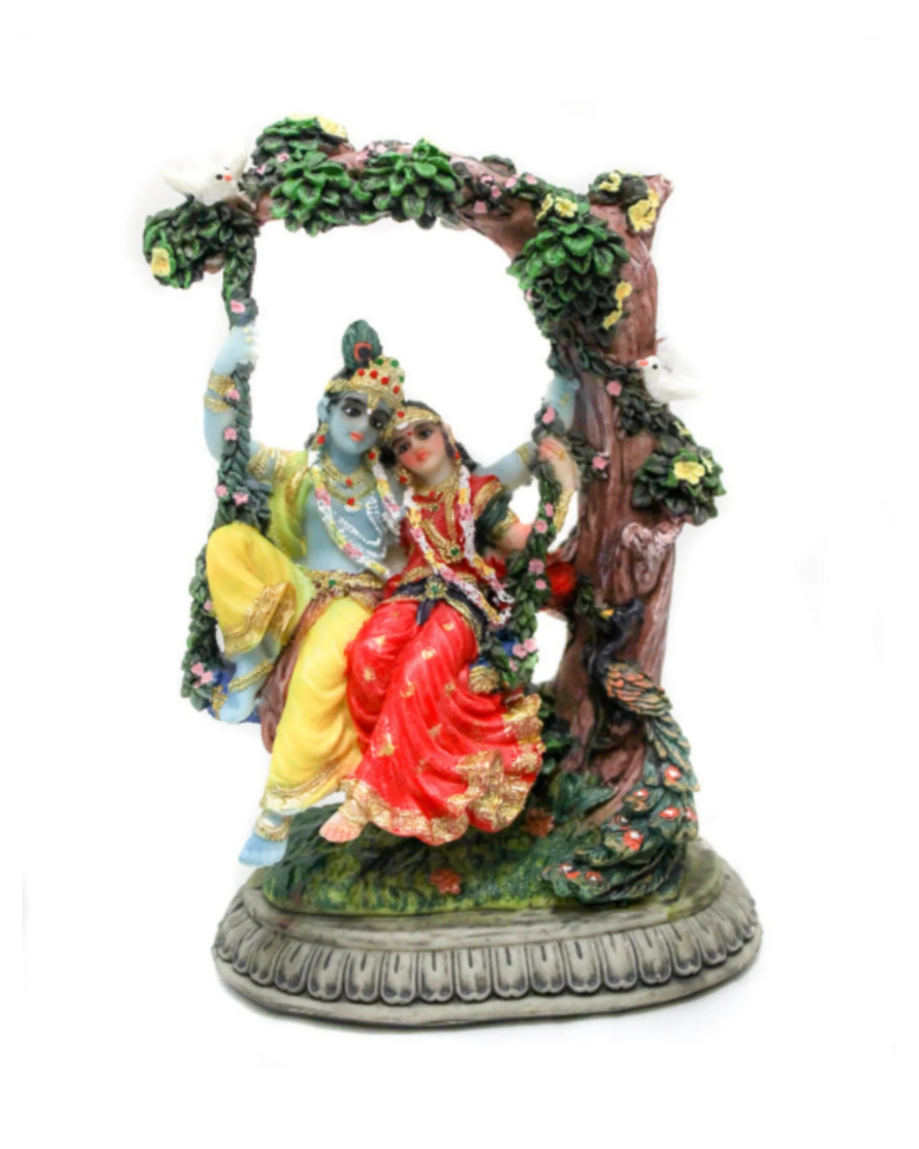 Radha Krishna On Swing (Julan Yatra) 15 Cm.