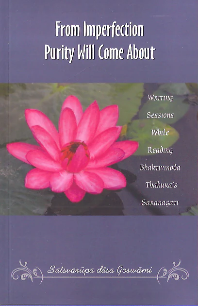FROM IMPERFECTION PURITY WILL COME ABOUT