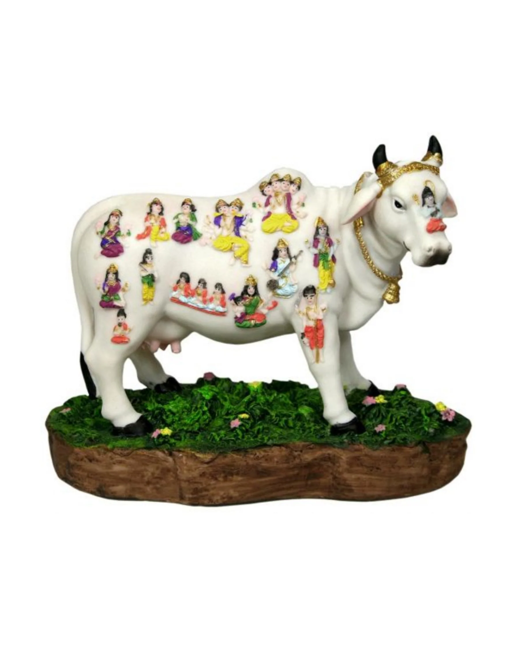 Kaamdhenu Cow (Solid Polyresin)