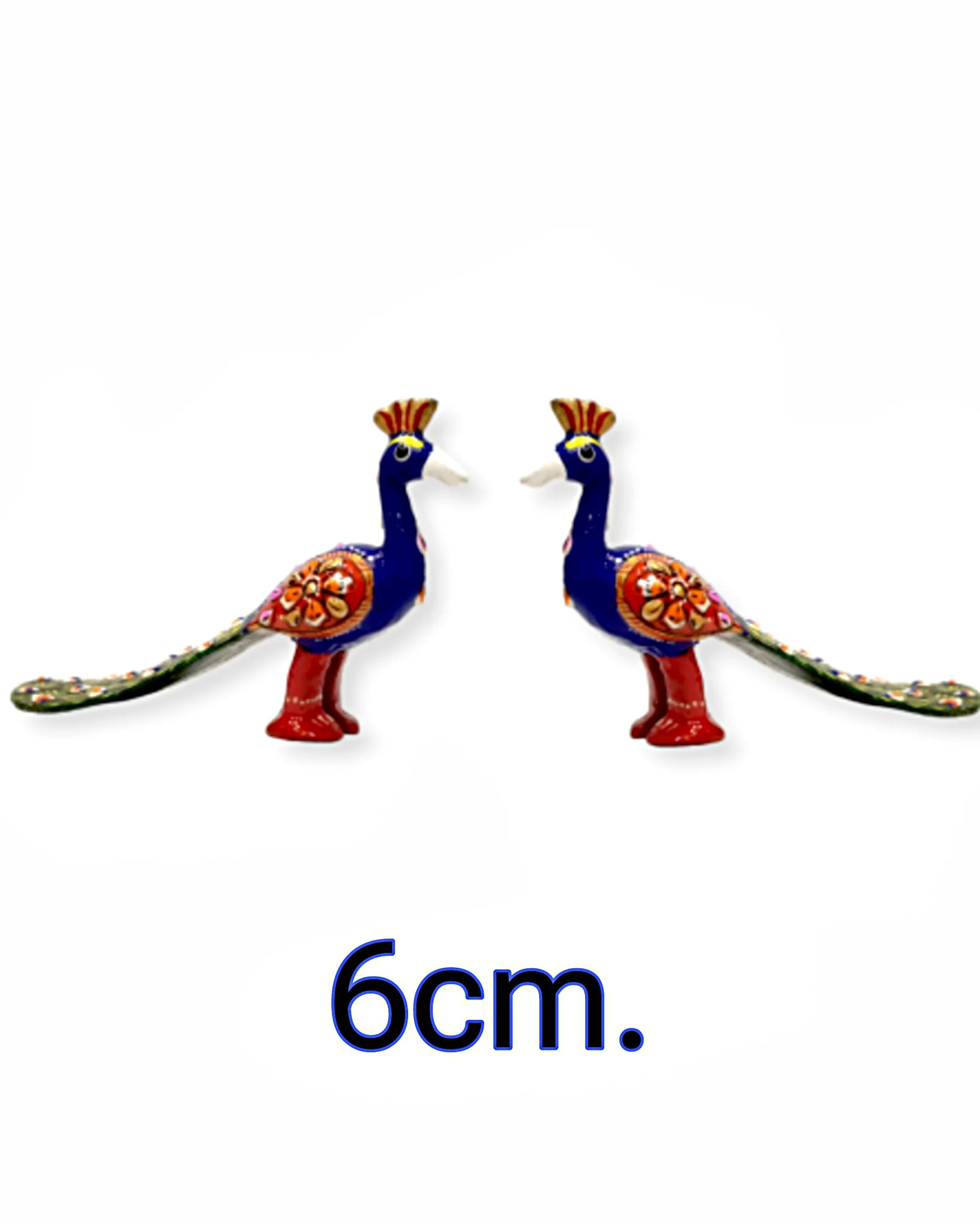 PEACOCK  METAL (6cm.)