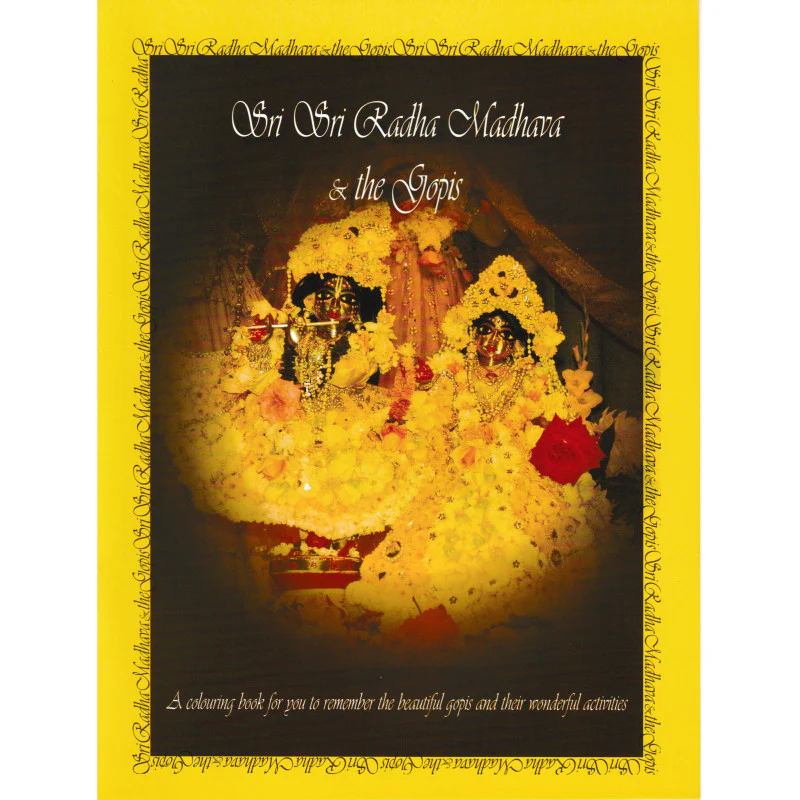 Shri Shri Radha Madhava & The Gopis Colouring Book