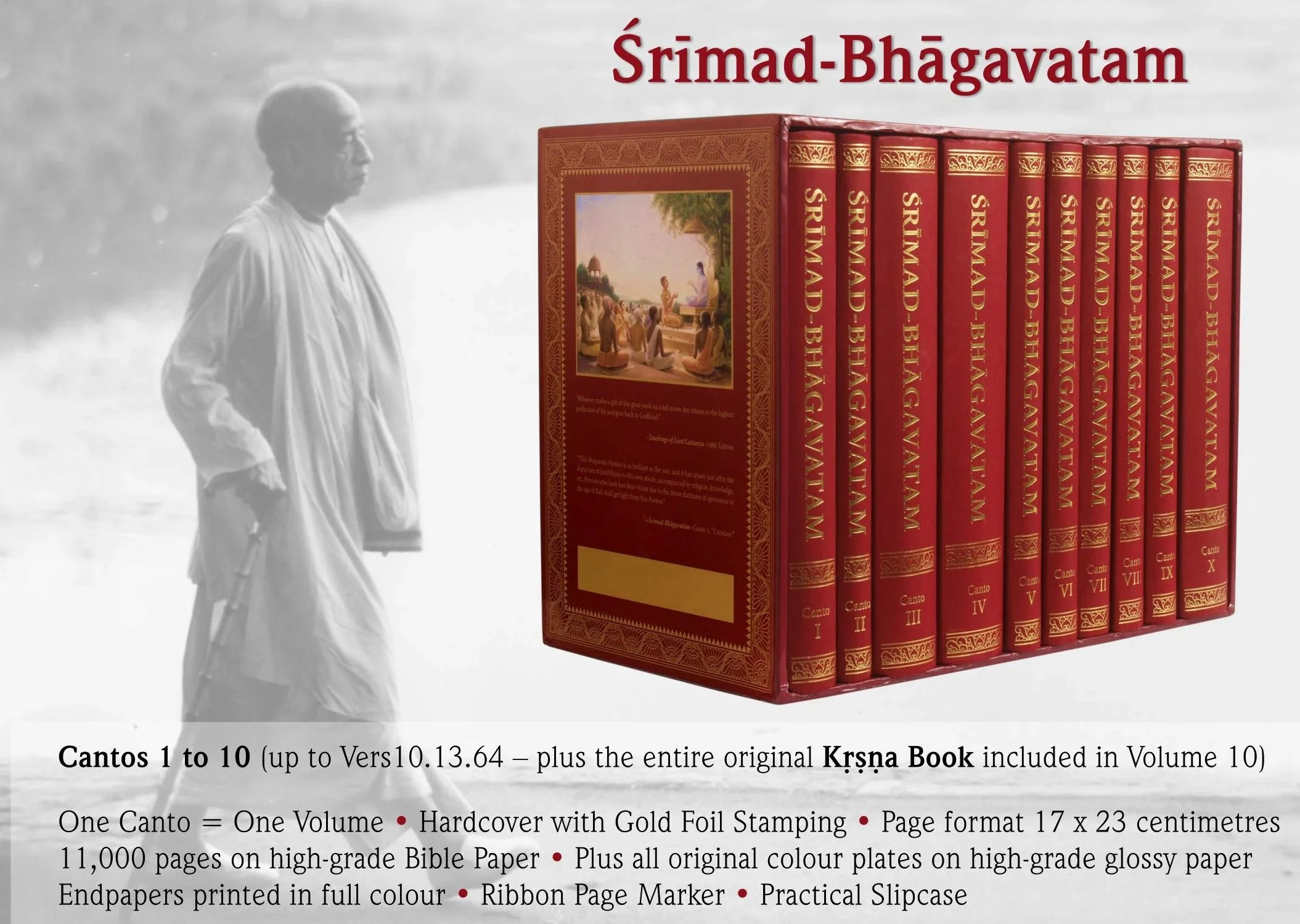 Srimad Bhagavatam: 10 Volume Set (Hardcover) - Image 2