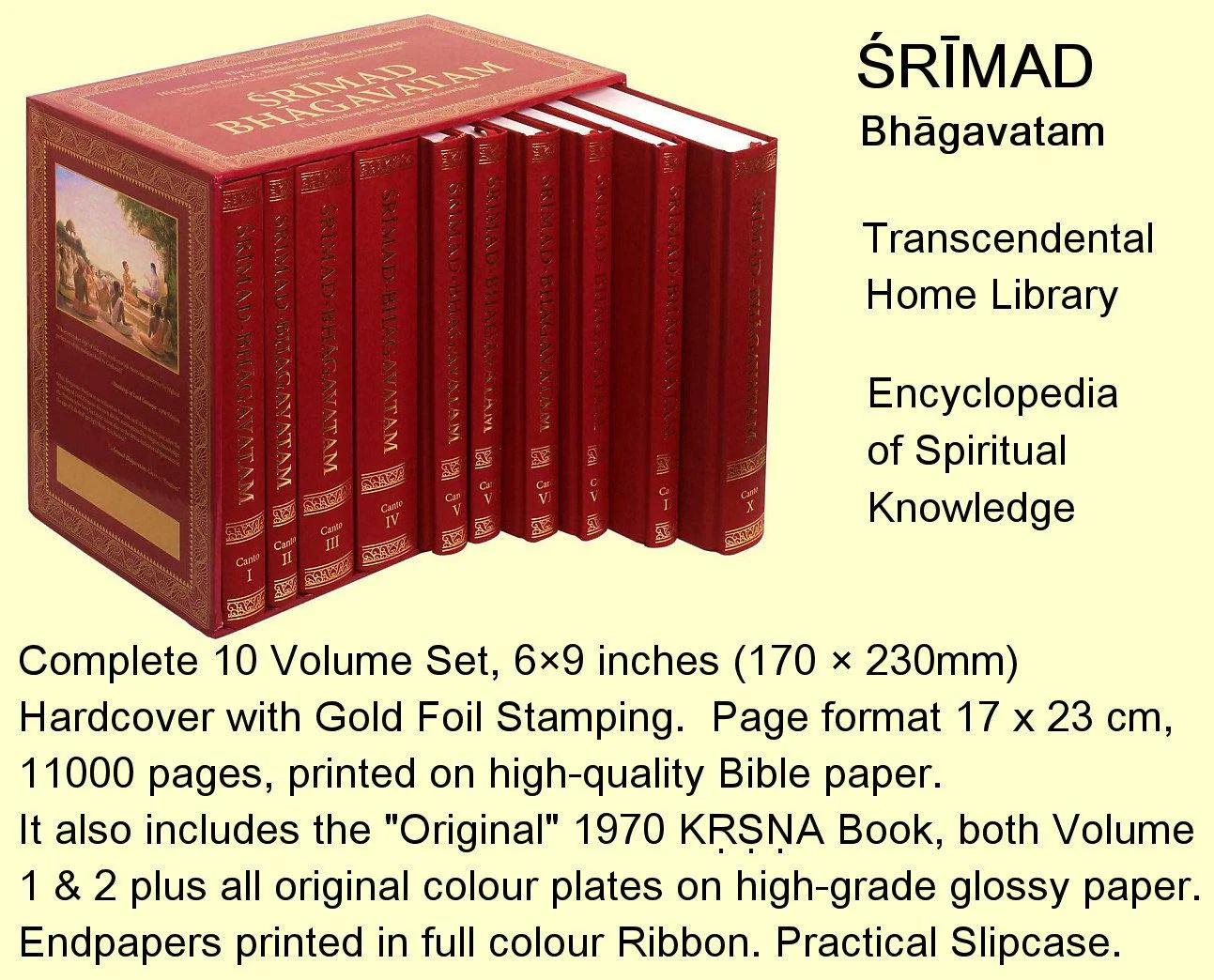 Srimad Bhagavatam: 10 Volume Set (Hardcover) - Image 4